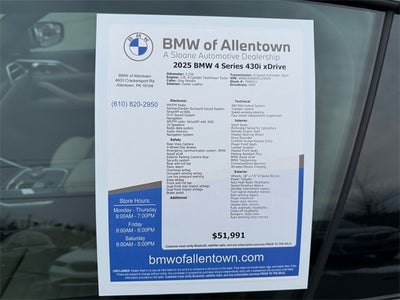 2025 BMW 4 Series 430i xDrive