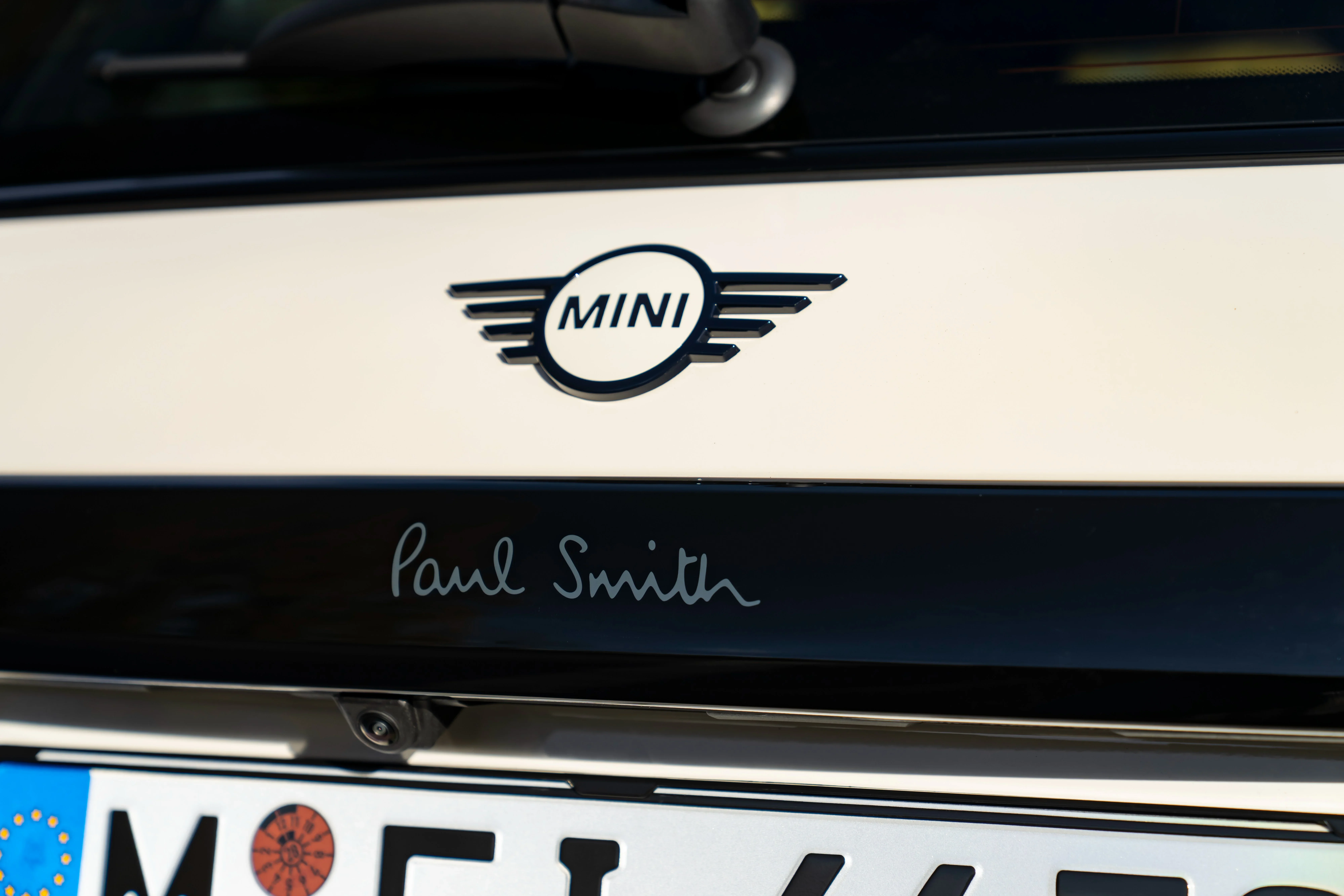 MINI Paul Smith Edition rear badge detail