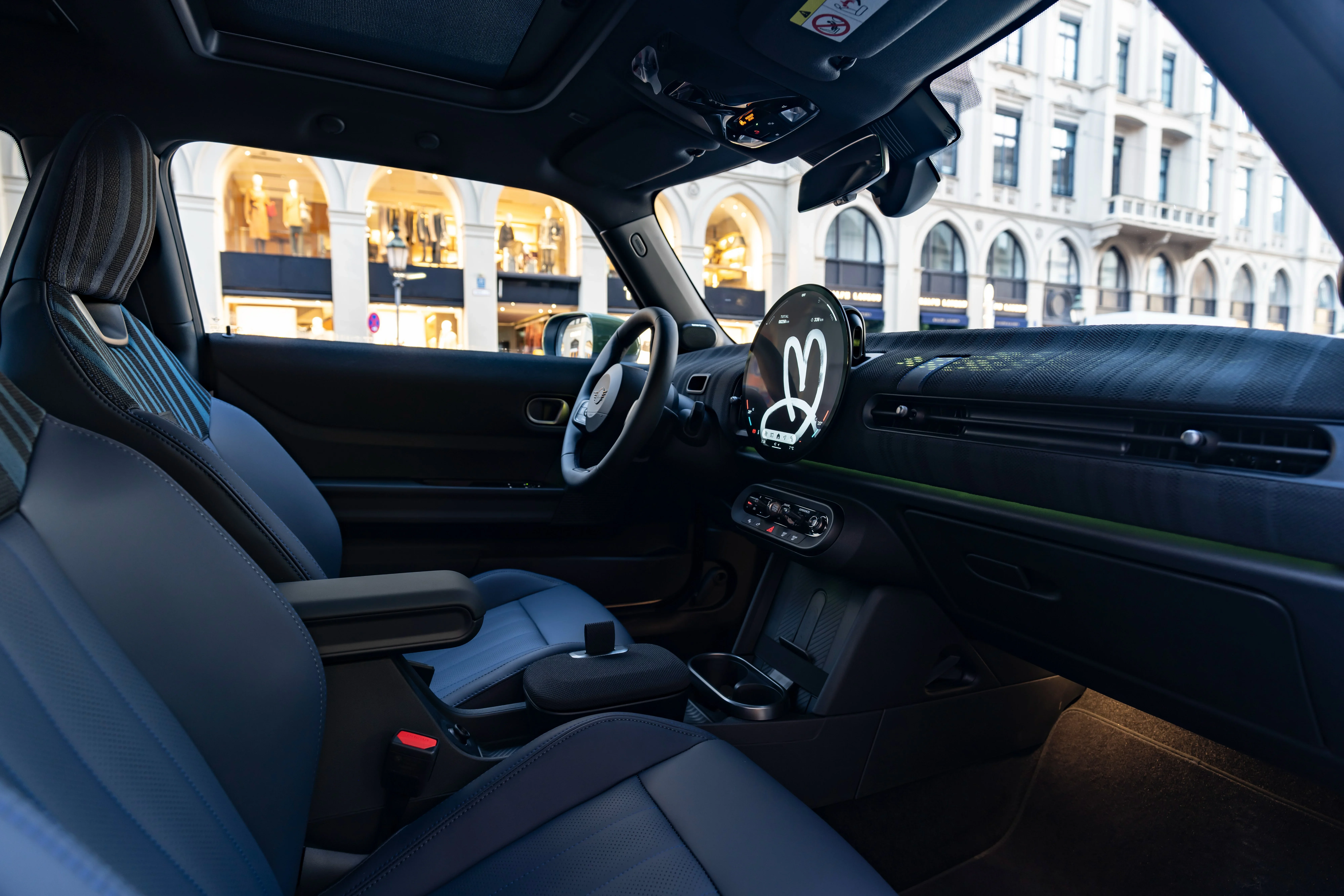 MINI Paul Smith Edition interior — Nightshade Blue with Paul Smith details